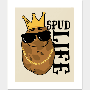 Spud Life Funny Potato Posters and Art